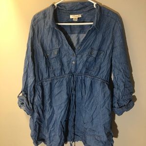 Motherhood Maternity Jean Blouse